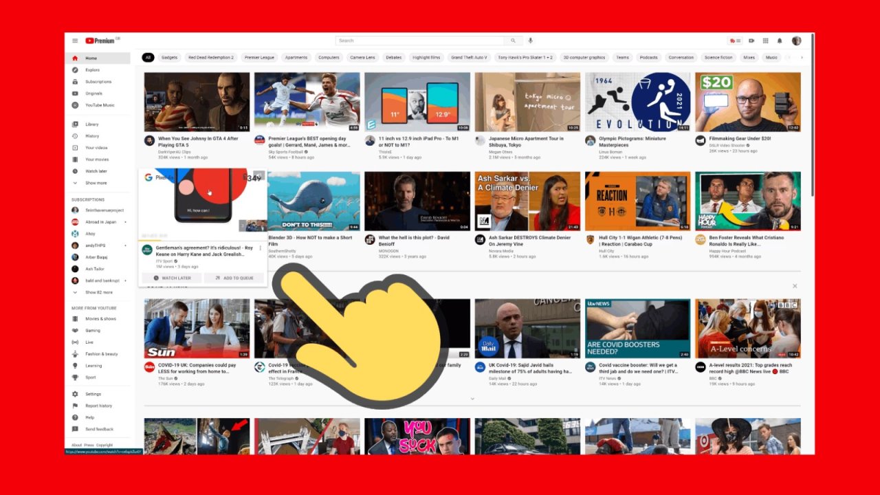 YouTube, Ana Sayfa Akışındaki Videoların Açılır Önizlemelerinde Değişiklik Yaptı!