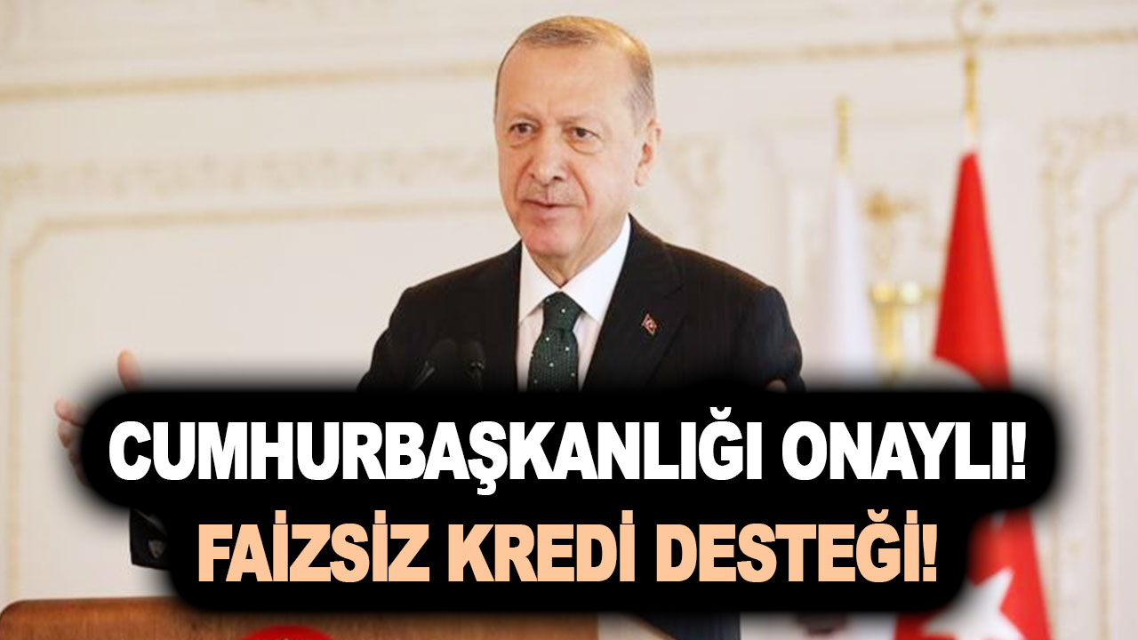 Başkan Erdoğan onayı verdi! 2 banka sazı eline aldı! Faizsiz kredi veriliyor