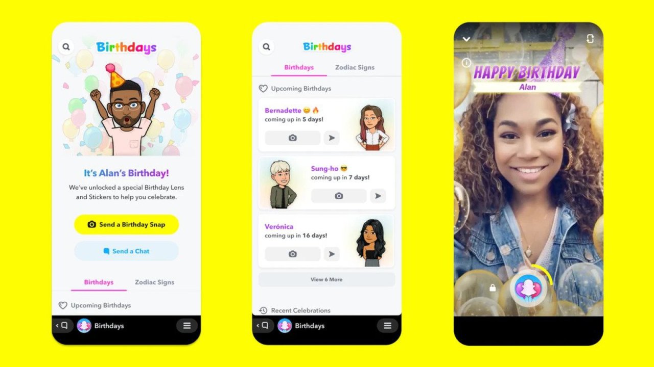 Snapchat, Arkadaşlarının Doğum Günlerini Takip Etmeye Yardımcı Olan Yeni Özelliği Duyurdu