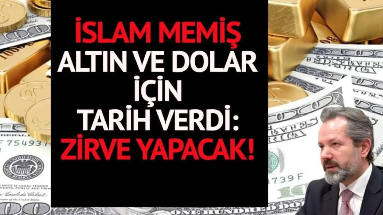 Altın ve dolar biriktirenler kıyamete hazırlanın! İslam Memiş'ten uykuları kaçıracak açıklama