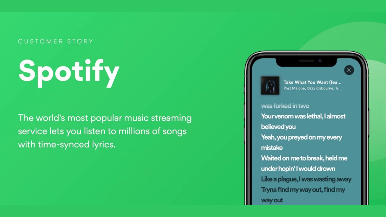 Spotify, Apple Music Tarzı Canlı Şarkı Sözleri Özelliğini Kullanıma Açıldı