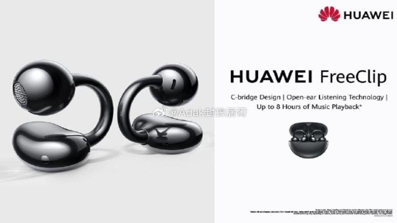 Huawei'nin ilk arkası açık kulaklığı FreeClip!