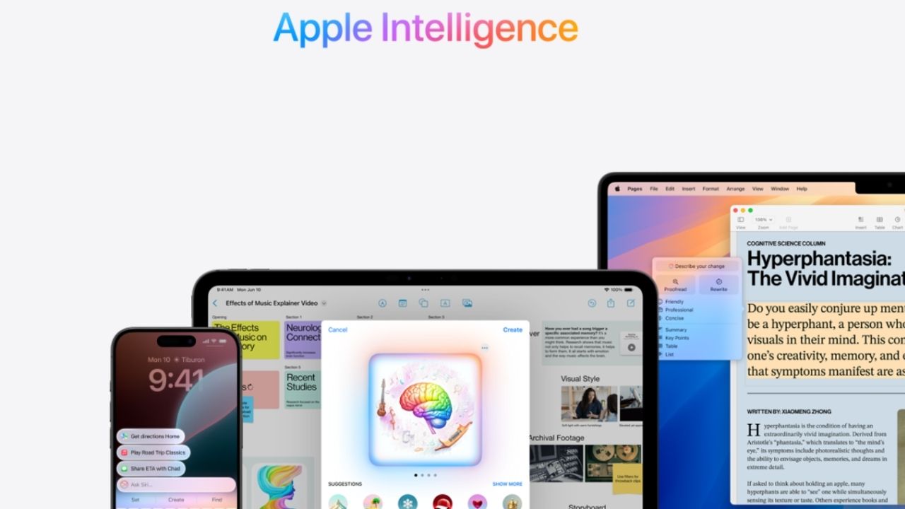 Apple Vision Pro'ya Apple Intelligence entegrasyonu